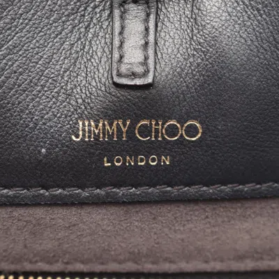 Pre-owned Jimmy Choo Black Leather Tote Bag ()