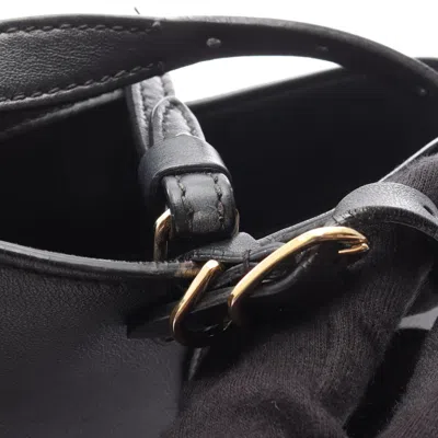 Pre-owned Jimmy Choo Black Leather Tote Bag ()