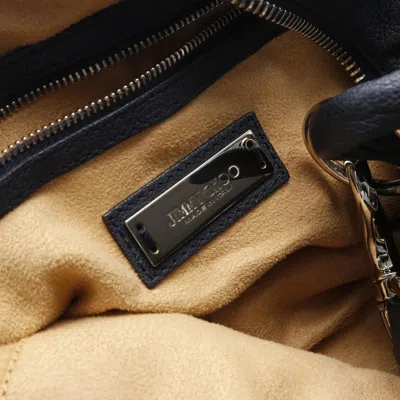 Pre-owned Jimmy Choo Navy Leather Shoulder Bag () In Blue