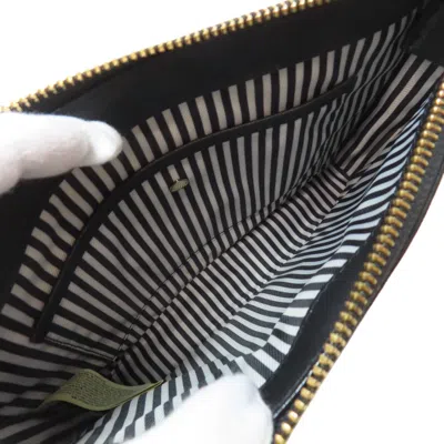 Pre-owned Kate Spade Beige Black Pvc Shoulder Bag () In Multi