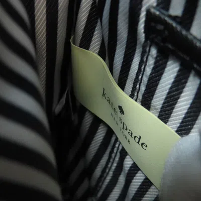 Pre-owned Kate Spade Beige Black Pvc Shoulder Bag () In Multi