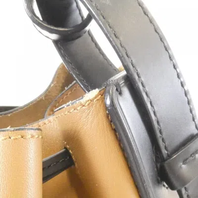 Pre-owned Loewe Black Brown Leather Shoulder Bag () In Multi