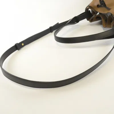 Pre-owned Loewe Black Brown Leather Shoulder Bag () In Multi