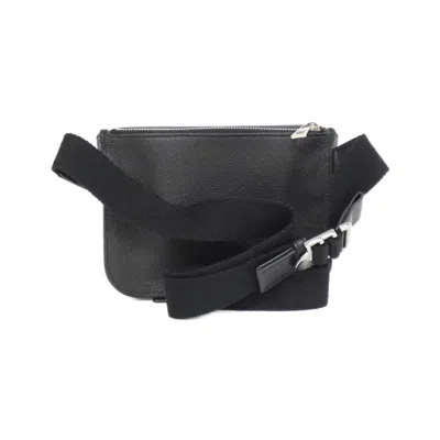 Pre-owned Loewe Black Leather Shoulder Bag ()