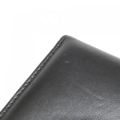 Pre-owned Loewe Black Leather Wallet (tri-fold) ()
