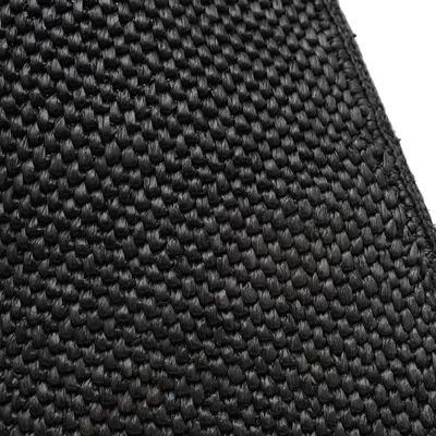 Pre-owned Loewe Black Raffia Leather Shoulder Bag ()