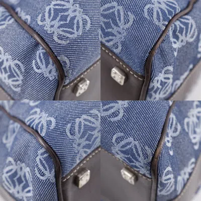 Pre-owned Loewe Blue Denim Handbag ()