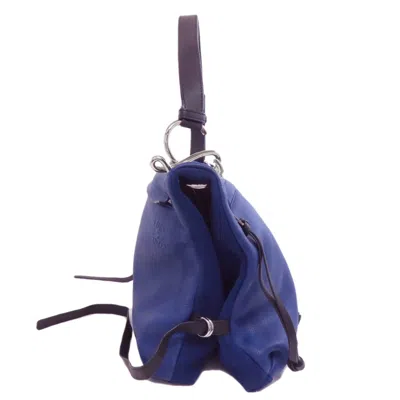 Pre-owned Loewe Blue Leather Shoulder Bag ()