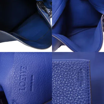 Pre-owned Loewe Blue Leather Shoulder Bag ()