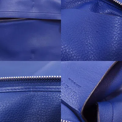 Pre-owned Loewe Blue Leather Shoulder Bag ()
