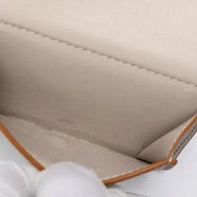 Pre-owned Loewe Grayish Leather Wallet (tri-fold) ()