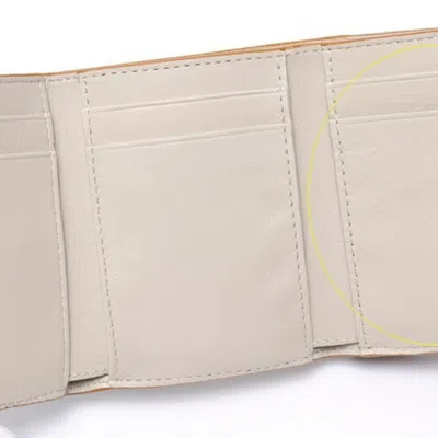 Pre-owned Loewe Grayish Leather Wallet (tri-fold) ()