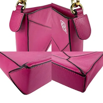 Pre-owned Loewe Pink Leather Shoulder Bag ()