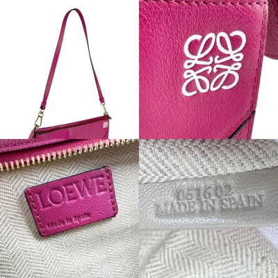 Pre-owned Loewe Pink Leather Shoulder Bag ()