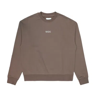 Woc Men's Sweatshirt  Atlanta In Brown