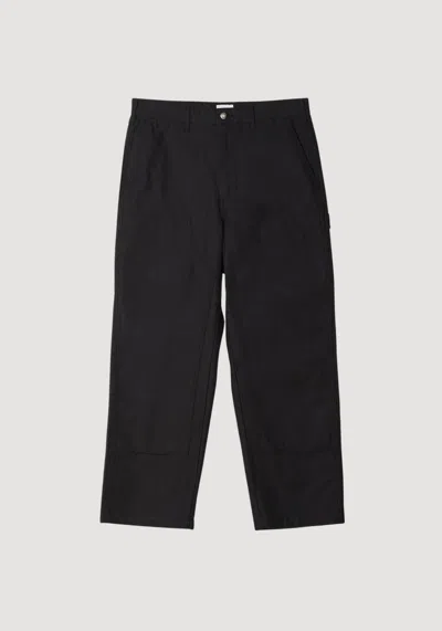 Obey Big Timer Twill Double Knee Carpenter Pa In Black