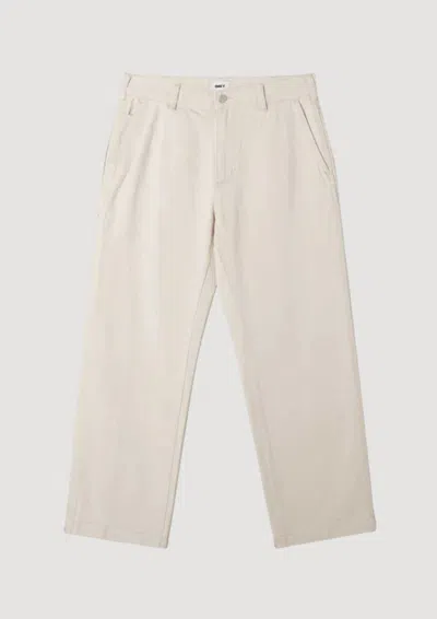 Obey Hardwork Carpenter Denim In Neutral