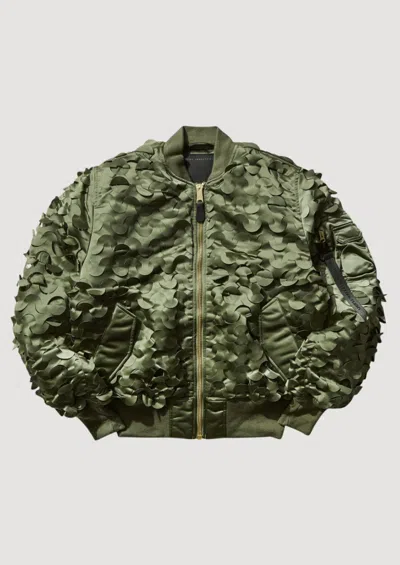 Alpha Industries Ma-1 Ulcans Flight Jacket In Green
