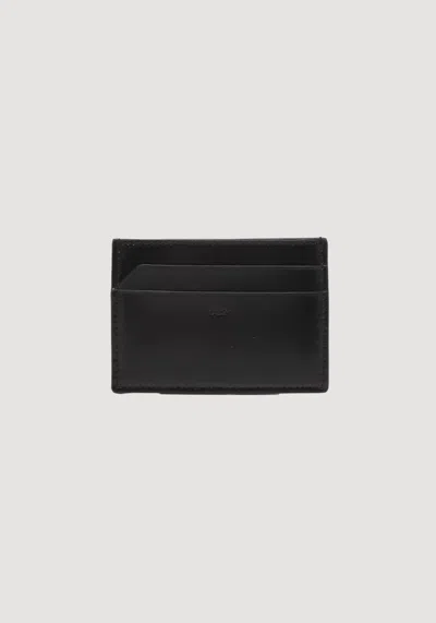 032c New Classic Card Holder In Luster In Black