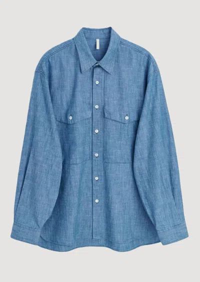 Sunflower Notes Shirt In Blue