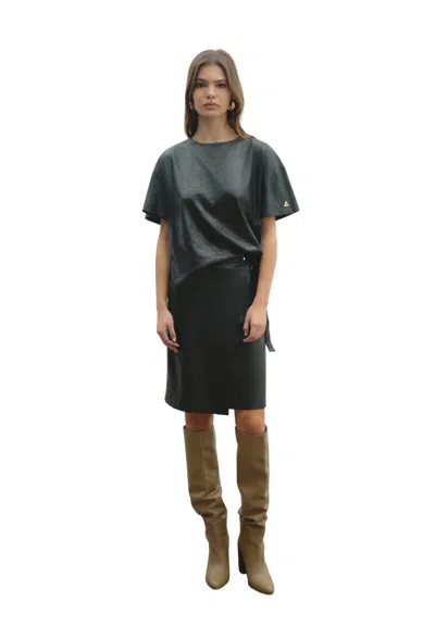 Akep Women's Effective Skirt  Spalamed In Black