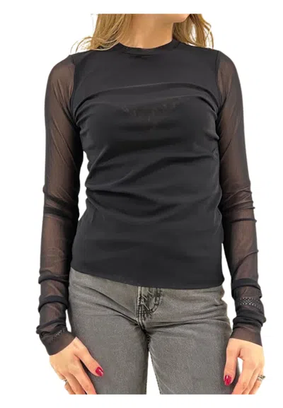 Meimeij Women's Knit  Long Sleeve In Black