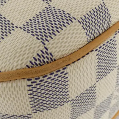 Pre-owned Louis Vuitton Azur Coated Canvas Shoulder Bag () In Blue