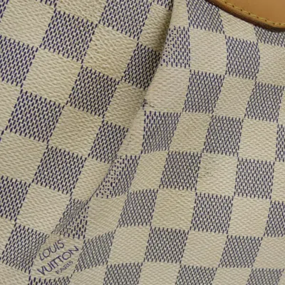Pre-owned Louis Vuitton Azur Coated Canvas Shoulder Bag () In Blue