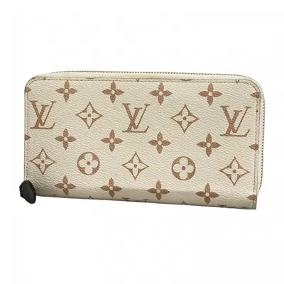 Pre-owned Louis Vuitton Beige Long Wallet (bi-fold) () In Sand