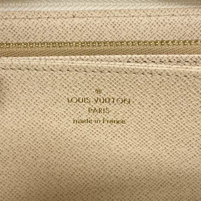 Pre-owned Louis Vuitton Beige Long Wallet (bi-fold) () In Sand