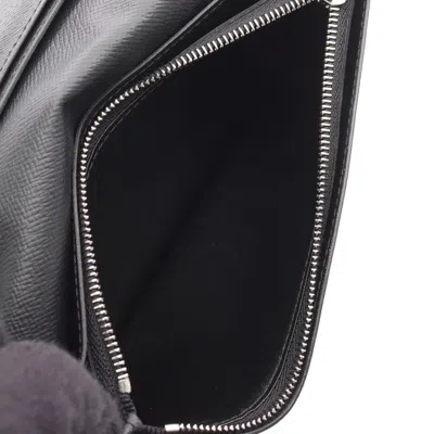 Pre-owned Louis Vuitton Black Brown Long Wallet (bi-fold) () In Multi
