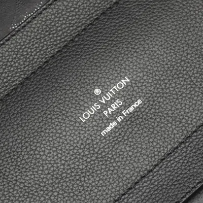 Pre-owned Louis Vuitton Black Brown Noir Mahina Leather Tote Bag ()