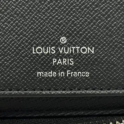 Pre-owned Louis Vuitton Black Damier Graphite Damier Graphite Canvas Long Wallet (bi-fold) ()