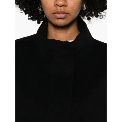 Glox Black Coats In Brown