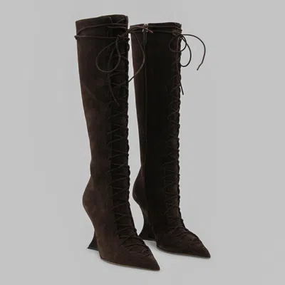 Paris Texas Boots Blacks And Greys In Burgundy