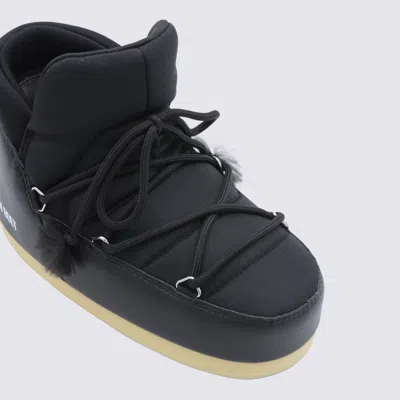 Moon Boot Boots Blacks And Greys In Black