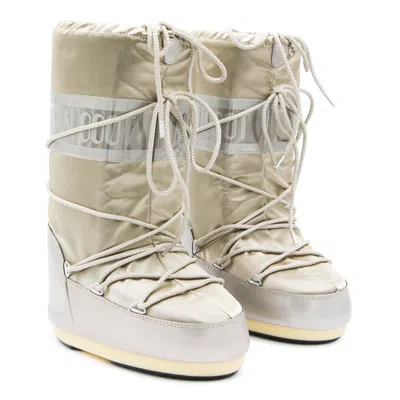 Moon Boot Icon Glance Boots In Silver