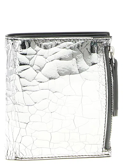 Maison Margiela Broken Mirror Wallet Wallets And Card Holders Silver In Metallic