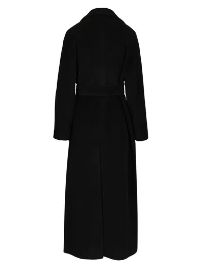 Tagliatore Charlize Long Coat Coats Black In Black