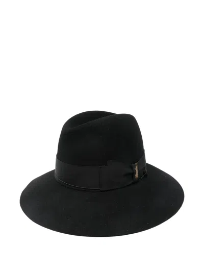 Borsalino Ribbon-detail Felt Hat