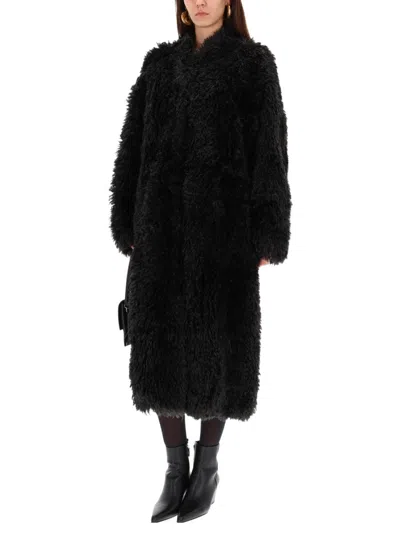 Stand Studio Renata Single-breasted Coat In Black