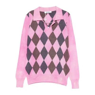 Gimaguas Rory Argyle-pattern Sweater In Pink