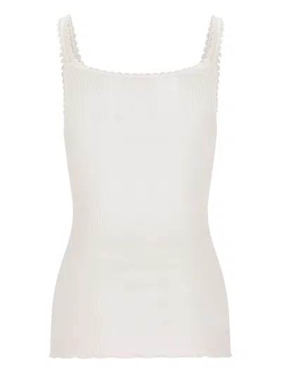 Chloé Cotton Tank Top In White