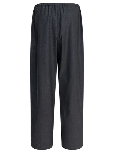 Loulou De Saison Cove Lds Trousers Grey In Gray