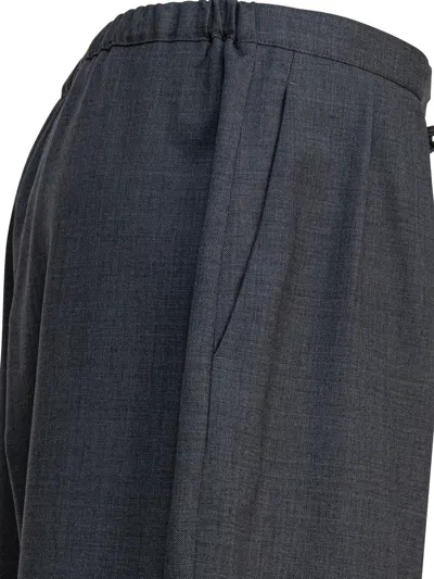 Loulou De Saison Cove Lds Trousers Grey In Gray