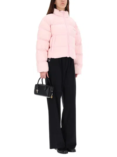 Alexander Wang Short Puffer Jacket In Pink