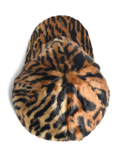 Stand Studio Cyrene Animalier Faux-fur Cap