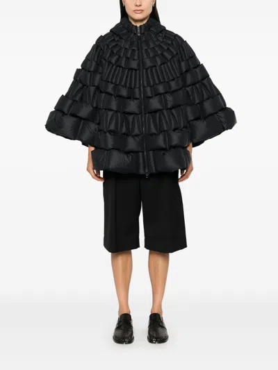 Raxxy Down Cape In Black