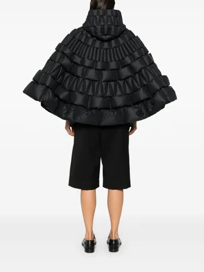 Raxxy Down Cape In Black