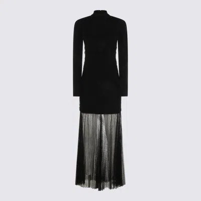 Twinset Dresses Blacks And Greys In Black